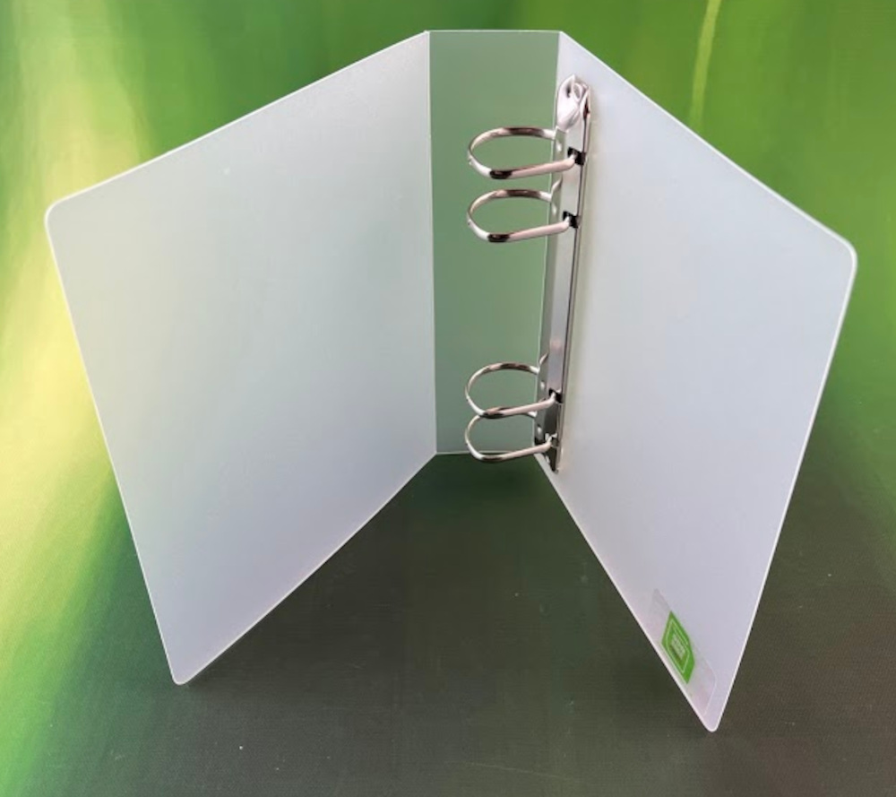 A6 Portrait Polypropylene Ring Binder 40mm Spine with 25mm 4 D ring