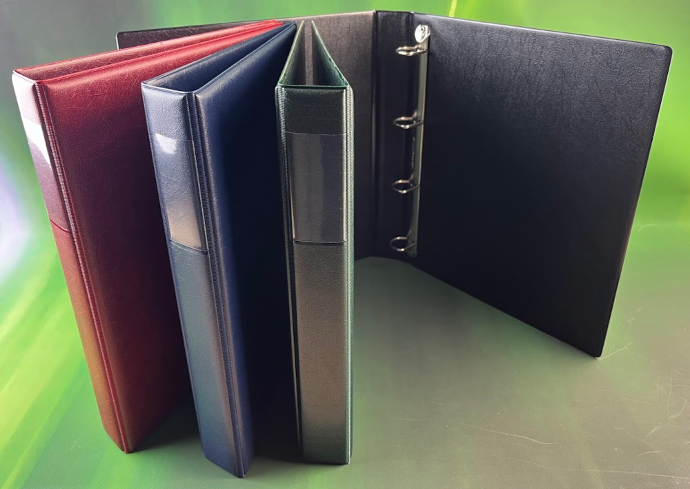 A4 Portrait Deluxe quality padded PVC Binder with 25mm 4 D ring