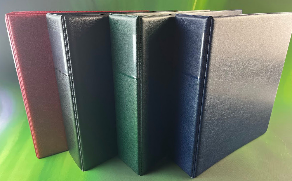 A4 High Capacity (JUMBO) Portrait Deluxe quality padded PVC Binder with 55mm 4 D ring