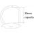 A5 Landscape Polypropylene Ring Binder 32mm Spine with 20mm 2 D ring - view 5